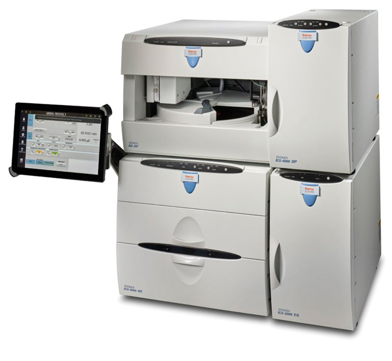 Software Chromeleon 7.2 CDS interfaz de control Dionex ICS-6000