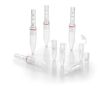 Concentradores Vivacon Sartorius con membrana Hydrosart para ultrafiltración de ADN