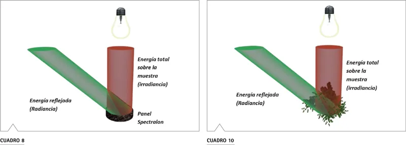 Bandas de absorción NIR: mapa de regiones espectrales para uniones C-H, N-H, O-H en materia orgánica
