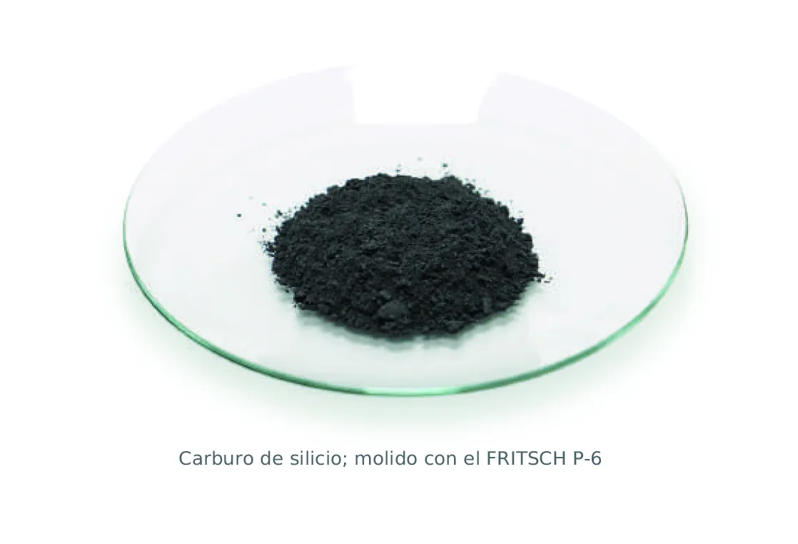 Molino planetario FRITSCH P-23 para molienda de cantidades mínimas de muestra cerámica en desarrollo y análisis de causa raíz