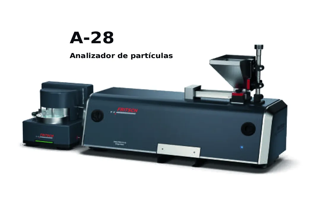 Analizador dinámico de imágenes FRITSCH A-28 para detección de aglomerados y partículas sobredimensionadas en cerámica dental de circonia