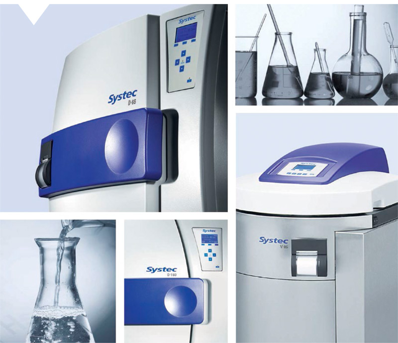 Sistema dual autoclave Systec construcción especial