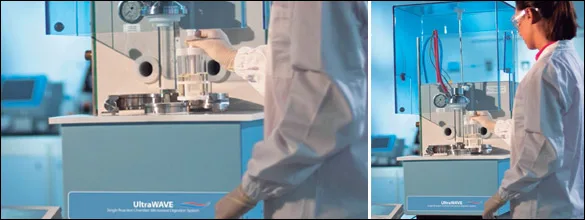 UltraWave Milestone: sistema SRC de digestión por microondas para laboratorio farmacéutico