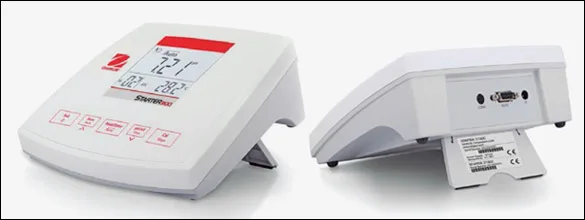 Medidor de conductividad de mesa OHAUS Starter 3100C con electrodo de 4 polos y pruebas TDS y salinidad