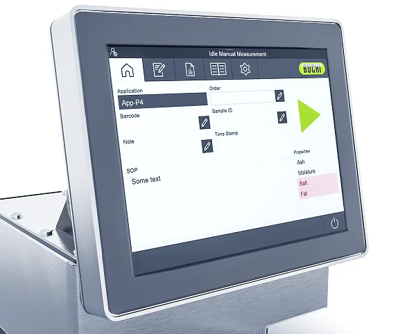 Medición de color con detector visible del NIR ProxiMate BÜCHI: escalas L*, a*, b* en alimentos