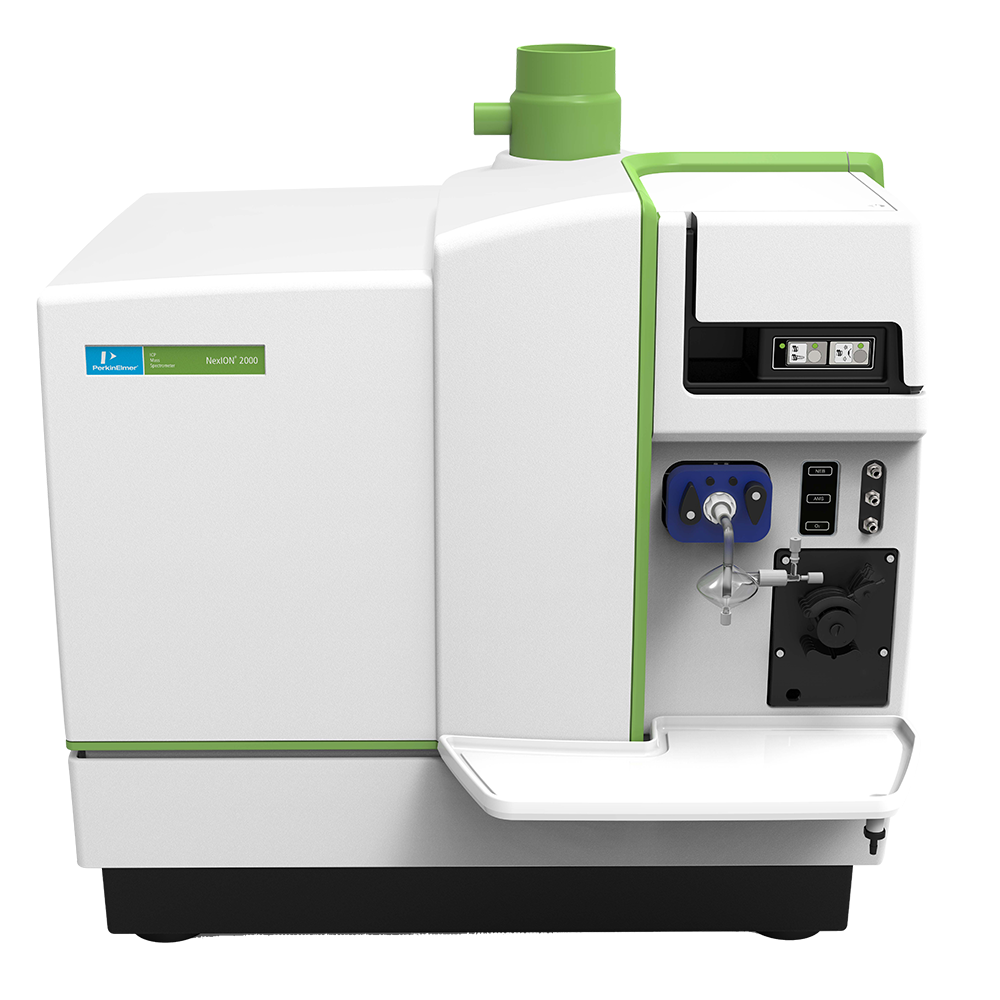 Espectrómetro ICP-OES Avio 550 Max PerkinElmer, vista frontal elevada