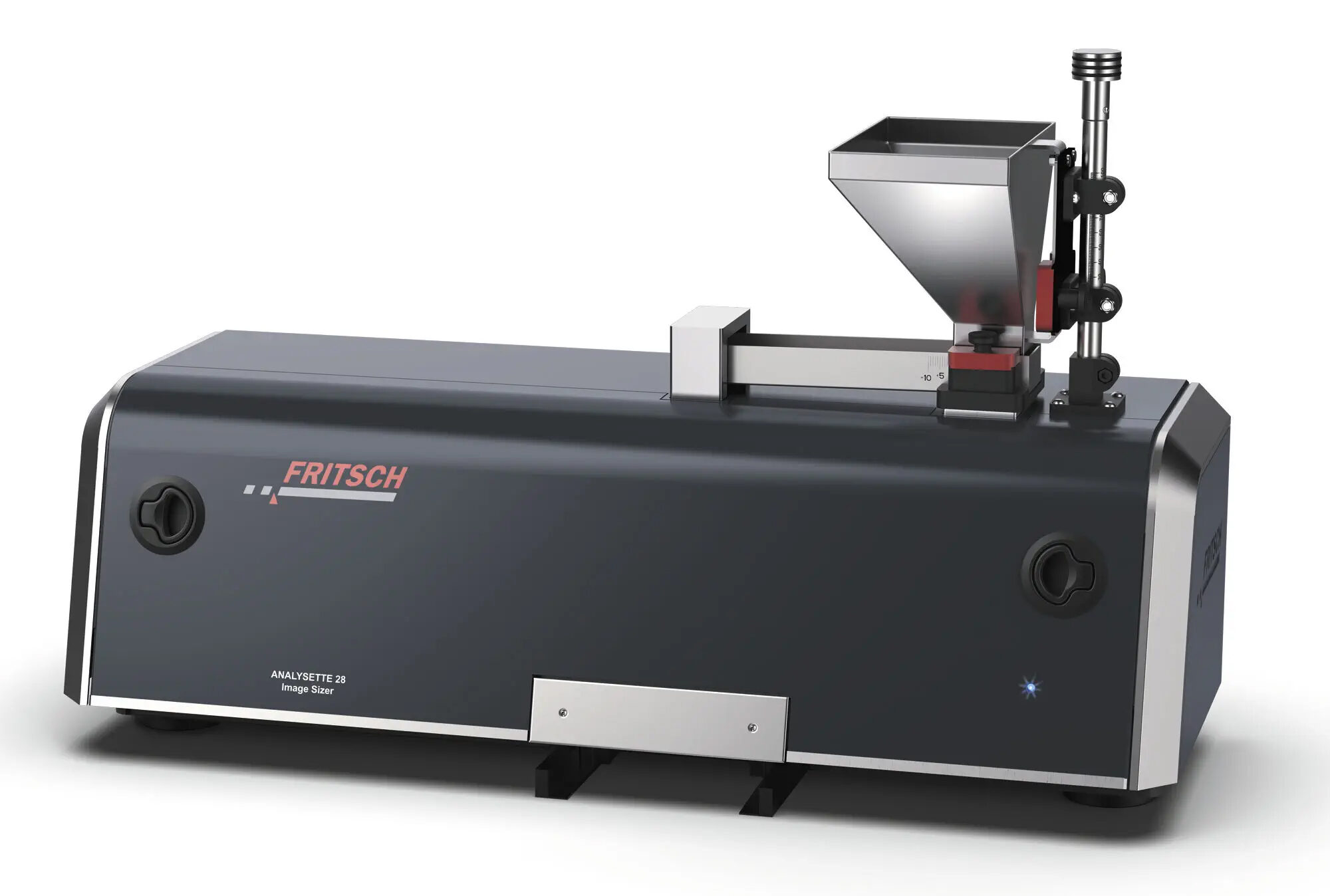 Analizador de imagen dinámica FRITSCH Analysette 28 ImageSizer con lentes bi-telecéntricas para análisis de partículas