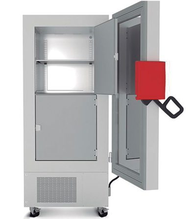 Ultracongelador BINDER interior acero inoxidable
