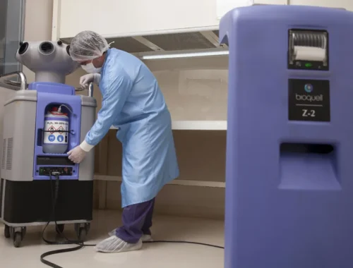 Imagen destacada: Biodescontaminación de Áreas Limpias mediante Vapor de Peróxido de Hidrógeno (VPH)