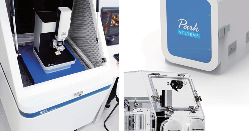 Park NX10 microscopio fuerza atómica escáner XY ortogonal nanotecnología