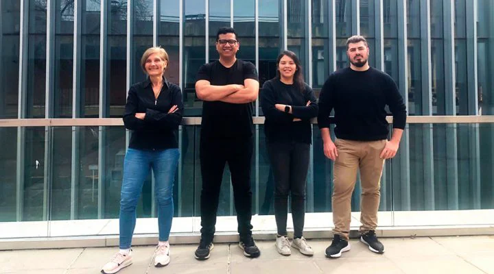 Equipo de investigación CONICET-IFIBA: Silvia Goyanes, Carlos Rodríguez Ramírez, Alicia Vergara y Matías Barella