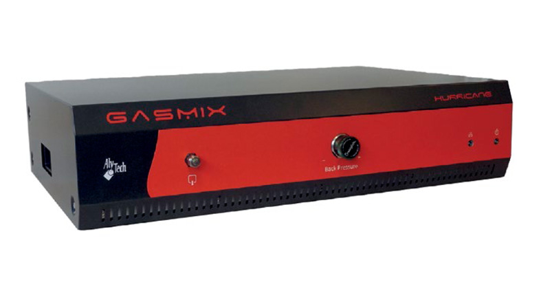 Software GASMIX interface usuario pantalla control mezcla gases