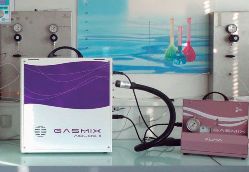 Patrones calibración generados GASMIX dilución dinámica precisión metrología