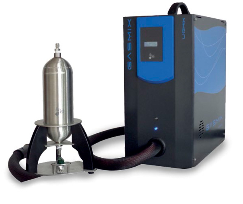 LiqMix Cascade generación gases VOC BTX etanol humedad vaporización