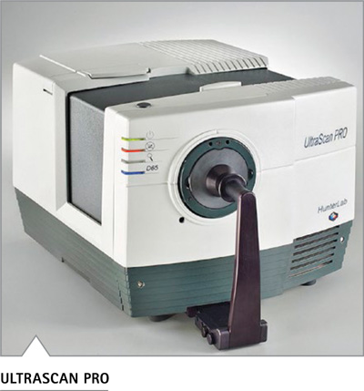 Espectrofotómetro ULTRASCAN PRO HunterLab referencia color reflejado transmitido CIE ASTM