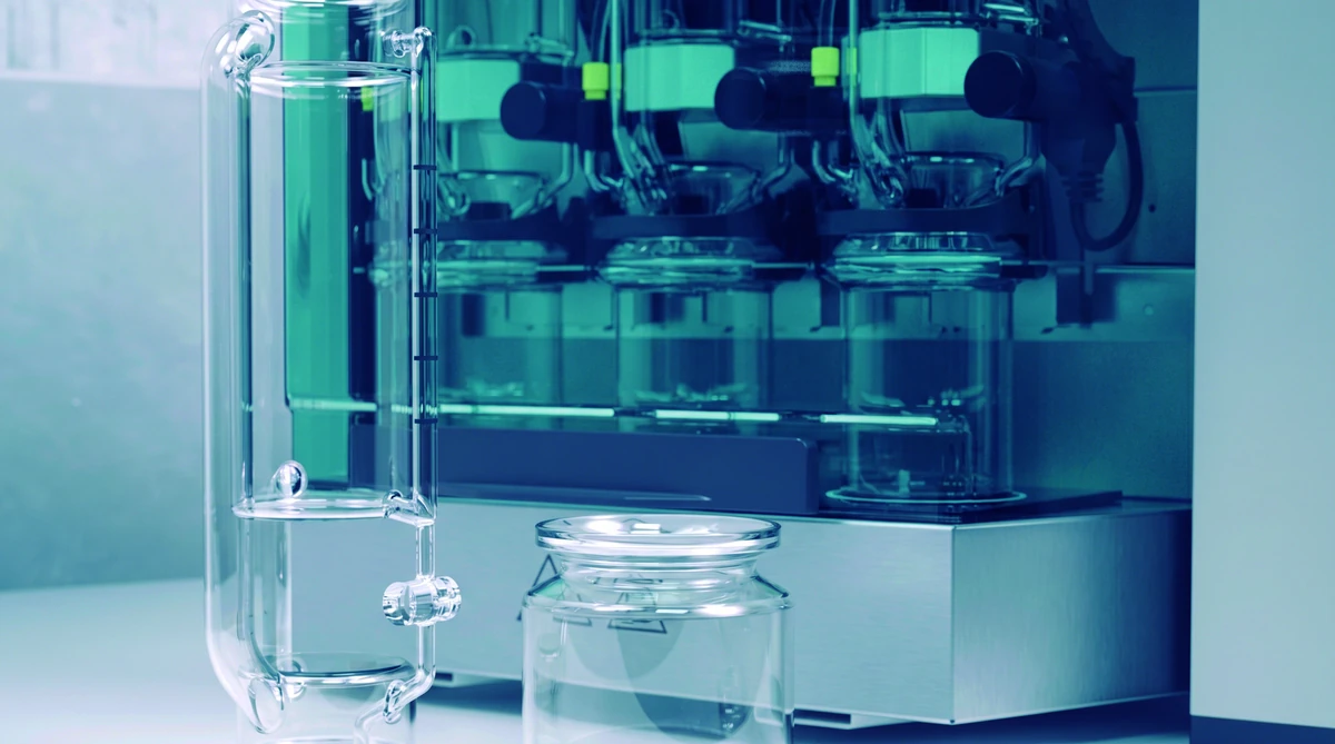 Módulo de vidrio de borosilicato 3.3 del extractor E-800 con sensor de protección del analito