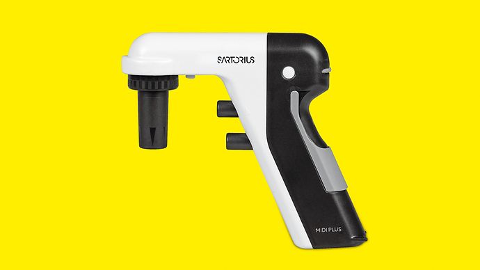 Controlador de pipeta y dispensador de botella Sartorius Biohit para grandes volúmenes