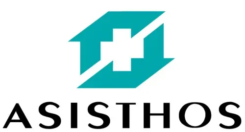 Logo de Asisthos, empresa de esterilización y biodescontaminación en Argentina
