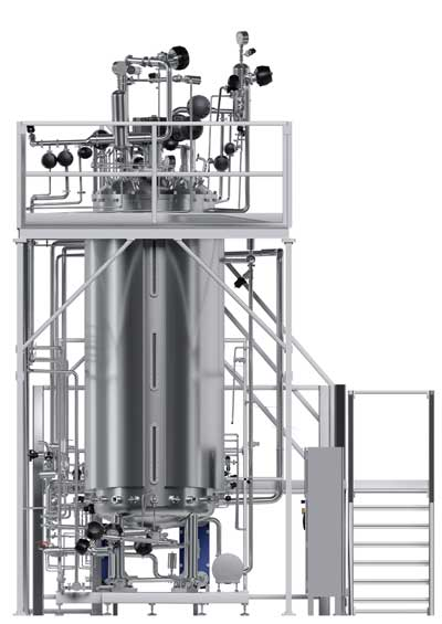 Biorreactor TECNIC de un solo uso single use para producción biofarmacéutica flexible
