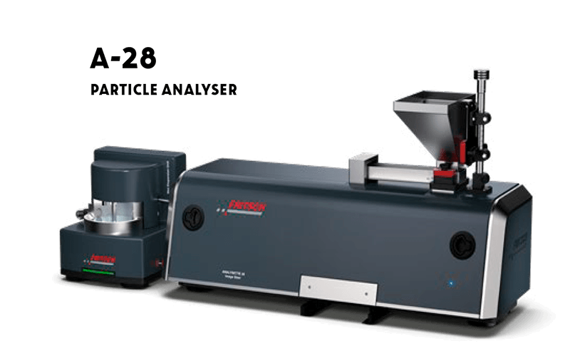 Analizador FRITSCH A-22 NeXT Nano: difracción láser 0,01-3800 µm conforme ISO 13320 para distribución de tamaño de polímeros