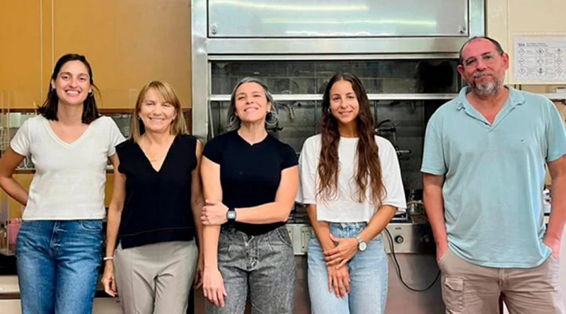 Equipo de investigación CONICET INTEC: Laureana Soria, Diana Estenoz, Elangeni Gilbert, Luisina Bressán y Santiago Vaillard