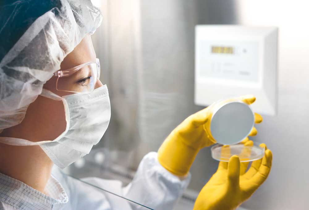pruebas microbiológicas en dispositivos médicos