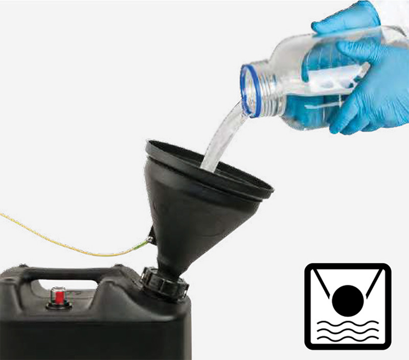 SafetyWasteCap material ignífugo UL-94 V0