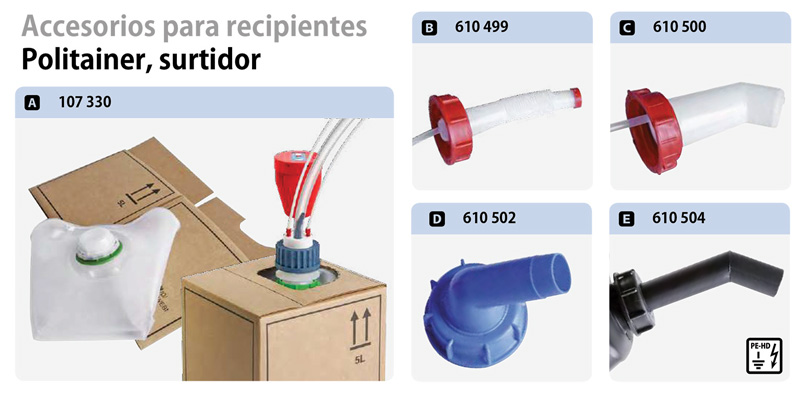 Politainer surtidor desplegable espacios laboratorio