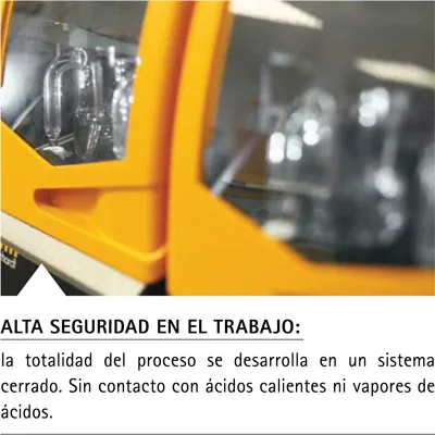 HYDROTHERM C. Gerhardt: sistema de hidrólisis ácida automática para determinación de grasa