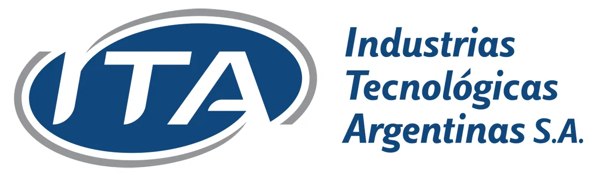 Logo de empresa argentina con más de setenta años en el mercado, especializada en maquinaria e instalaciones.