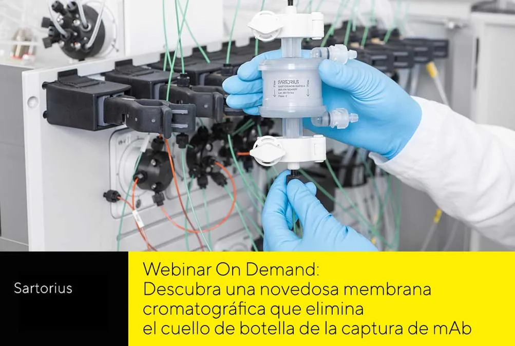Webinar On Demand: Descubra una novedosa membrana cromatográfica que elimina el cuello de botella de la captura de mAb