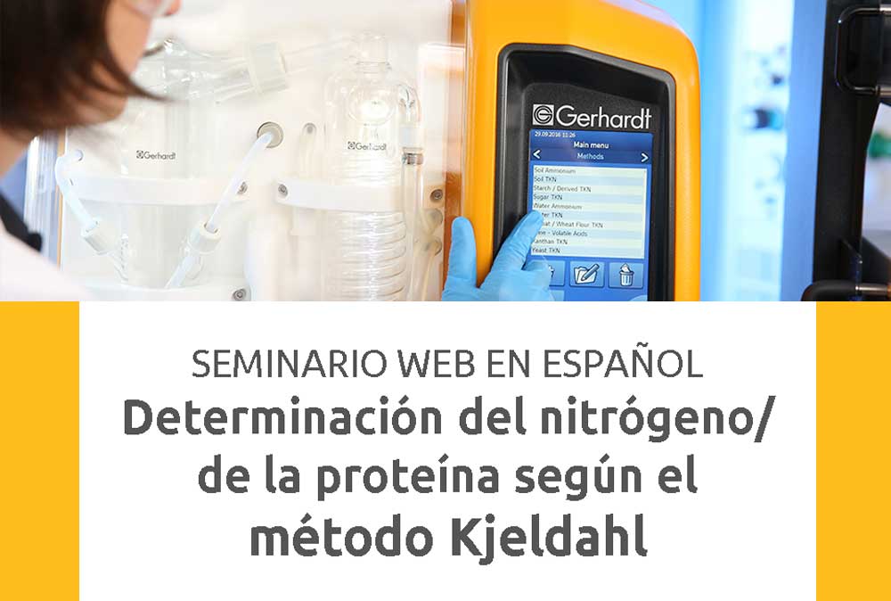 Webinar análisis Kjeldahl